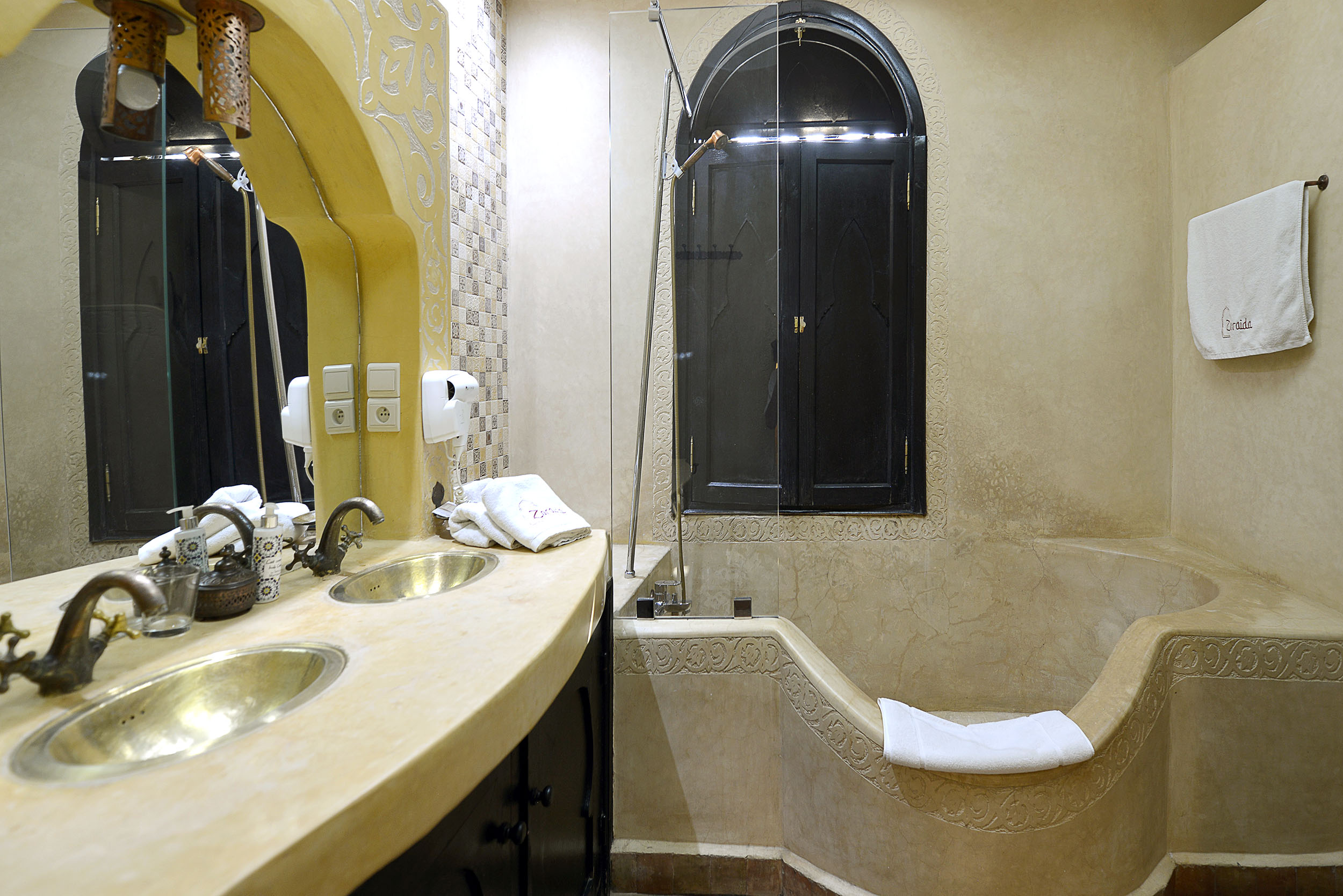 Salle de bain Suite Sultana Riad Zoraida Marrakech