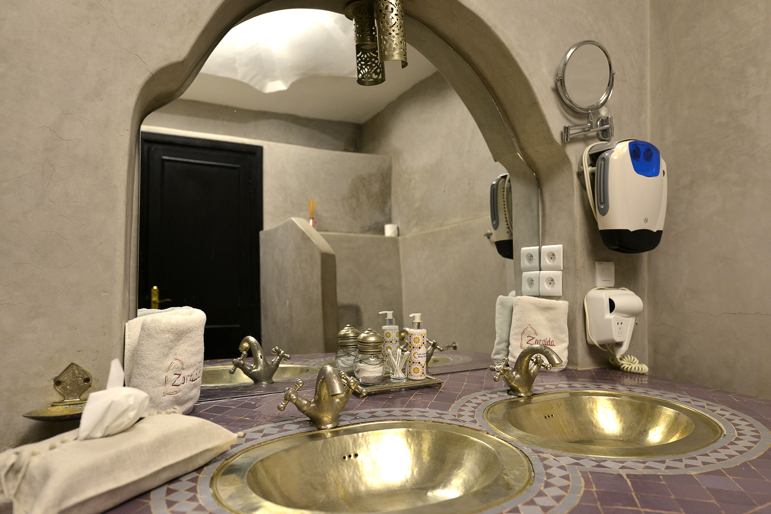 salle de bain suite Yasmine Riad Zoraida Marrakech