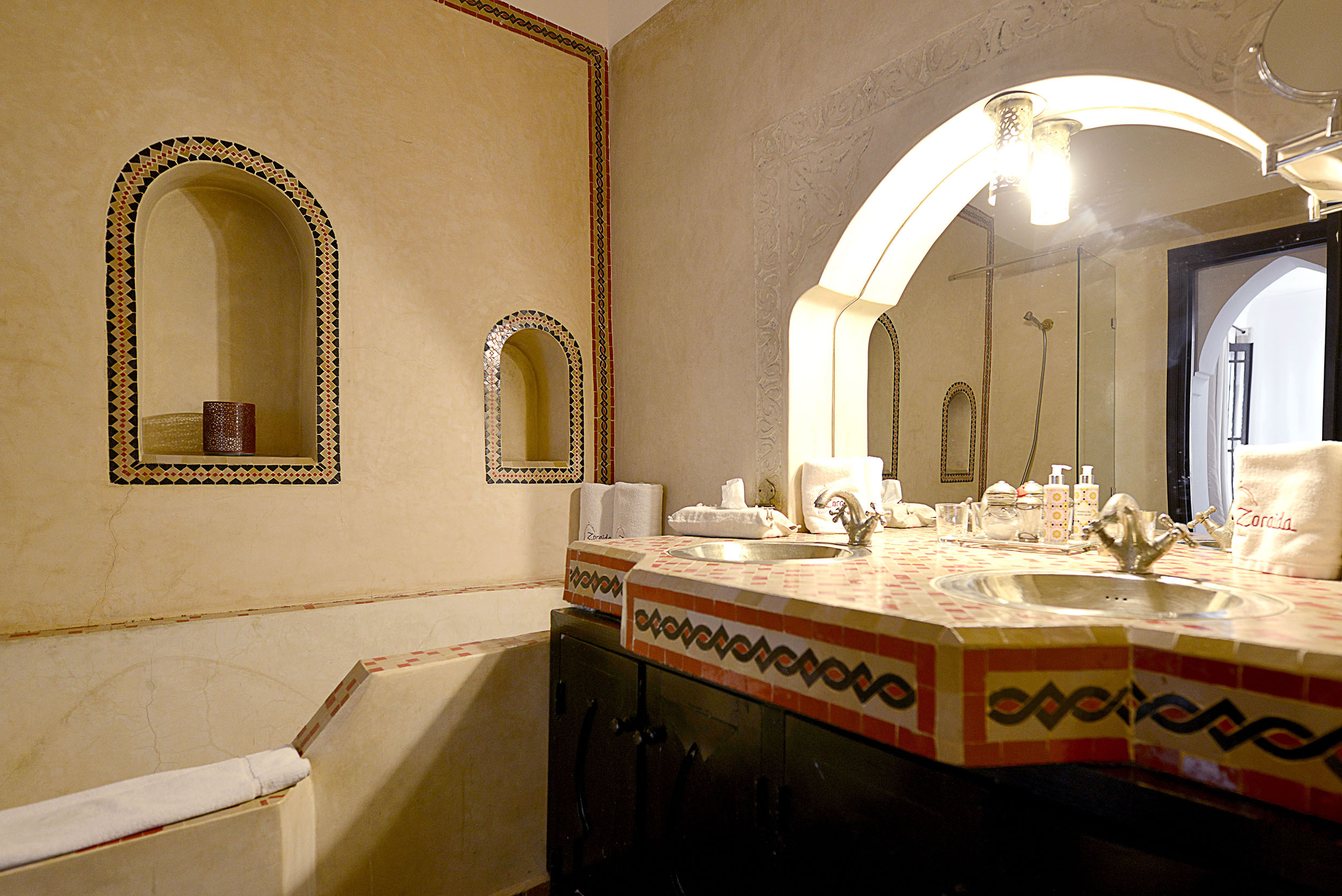 Salle de bain Suite Sultan Riad Zoraida Marrakech