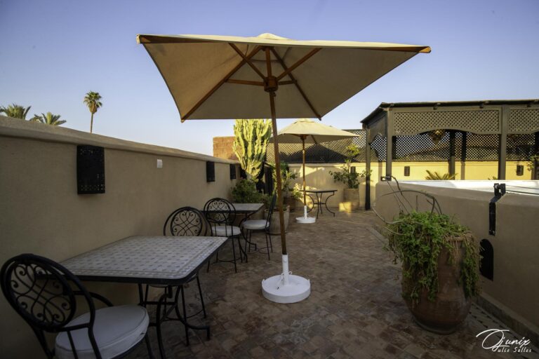 terrasse riad Marrakech Morocco