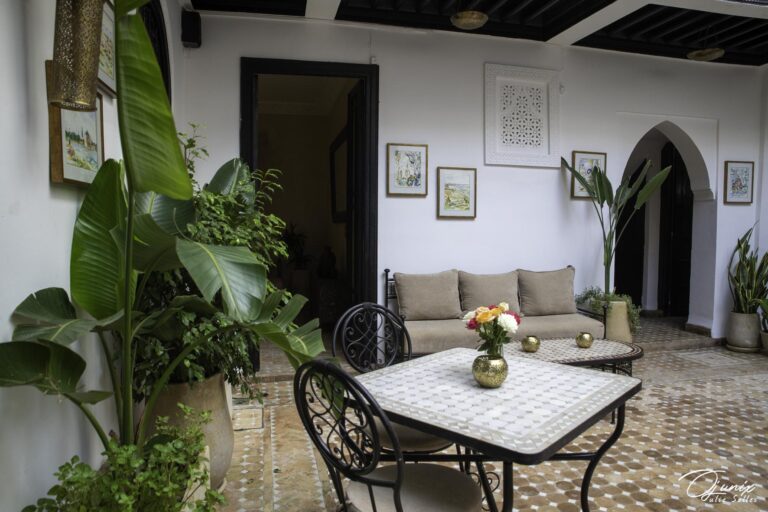 patio riad marrakech morocco