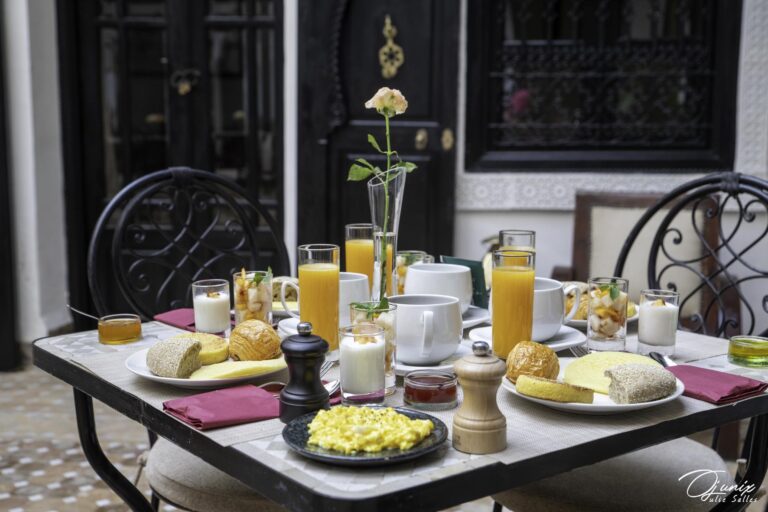 Breakfast Riad Marrakech Morocco