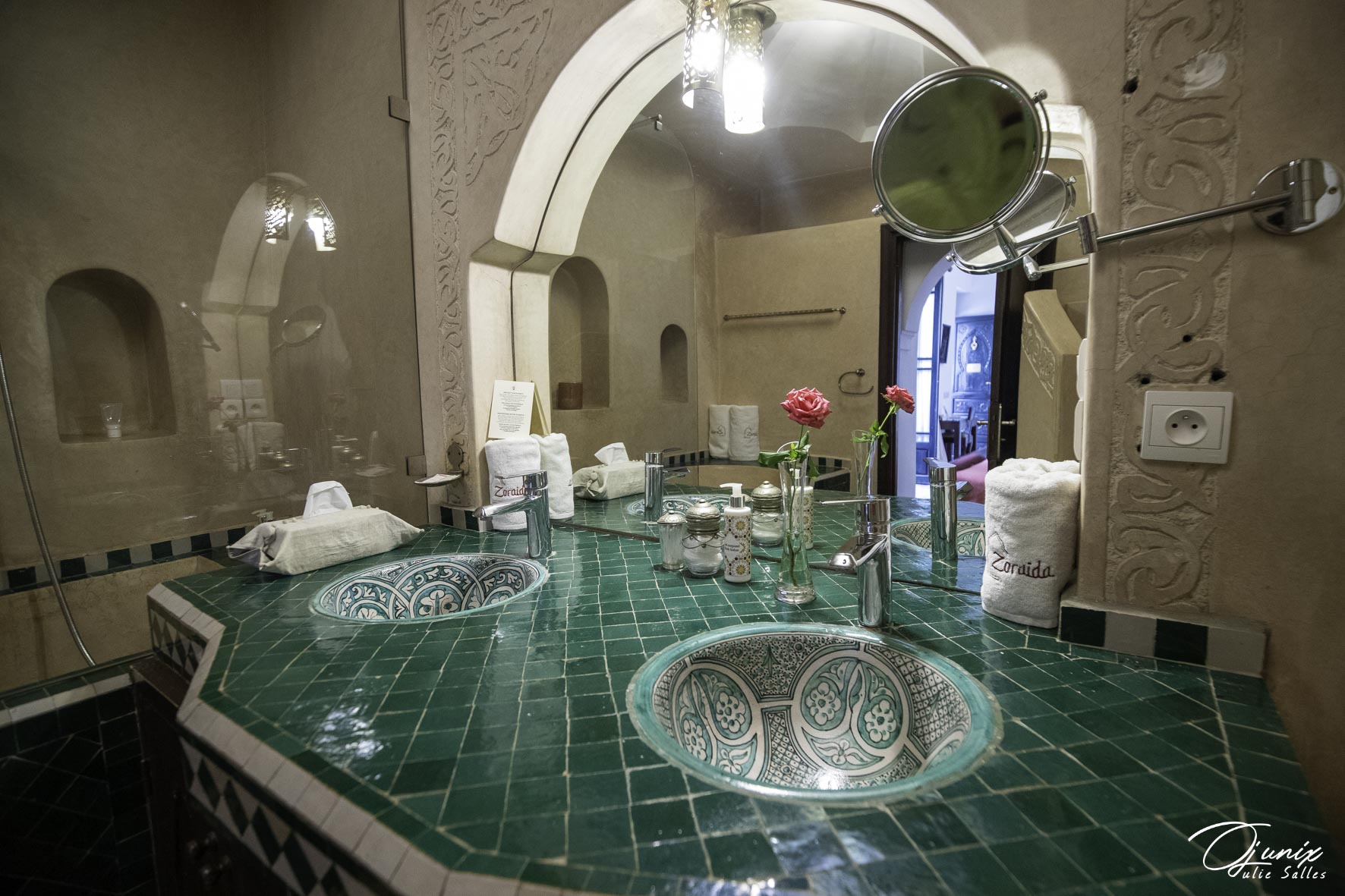 Salle de bain Suite Zoraida Riad Marrakech Morocco