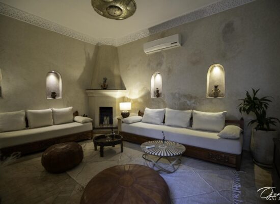 Living room riad Marrakech Morocco